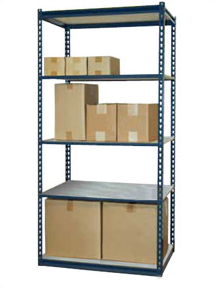 Jaken 100 Series Standard Duty Shelving for Bulk Product Shelving. Wide Variety and Excellent Quality from Creative Store Solutions.