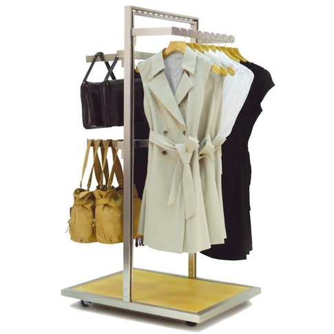 Pearl District Display Racks for boutique type retail environments, from women's clothing stores to hand crafted accessory stores. Wide Variety and Excellent Quality from Creative Store Solutions.