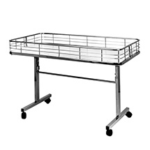 Retail Store Utility Racks & Dump Tables, great for high volume stores and closeout products. Wide Variety and Excellent Quality from Creative Store Solutions.