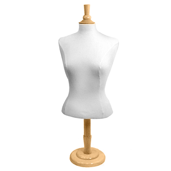 MN-270 Female French Blouse Countertop Dress Form Mannequin Max is 57" tall 