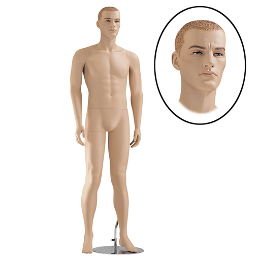 men's hair mannequin