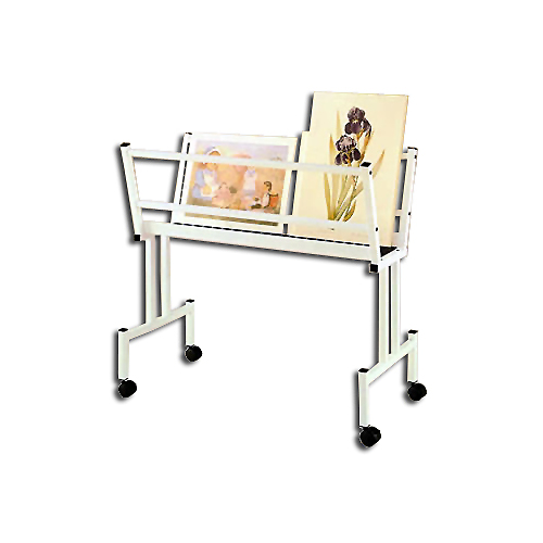 Double Wide Small Art Rack Rack for Small Fine Art Prints Small Art