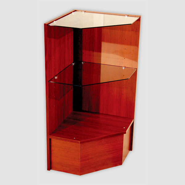 Pentagon Corner Display Case Economy Pentagon Corner Display Case