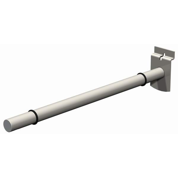 Medium Glass Shelf Bracket 12" Round Glass Shelf Bracket for Slatwall