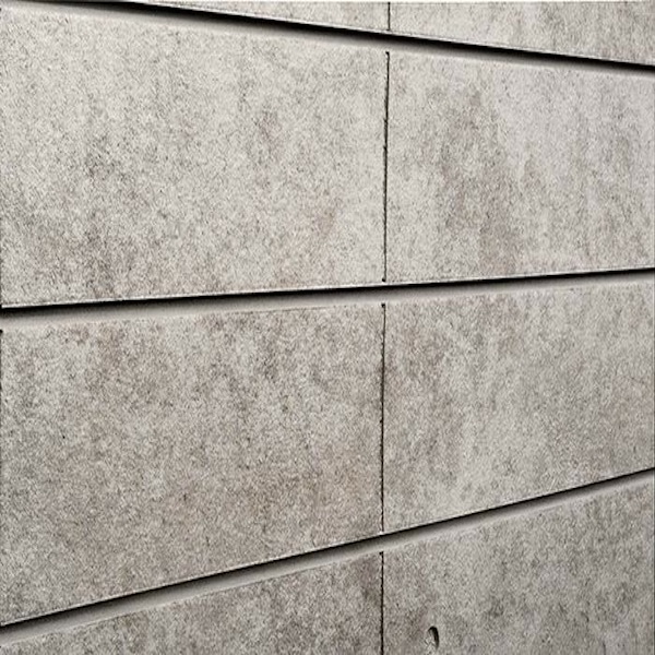 Bleached Architectural Concrete Slatwall Textured Slot Panel Masonry