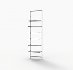 Vertik - White Base Kit for 6 Shelves