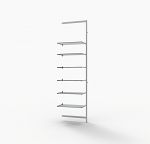 Vertik - White Extention Kit for 6 Shelves