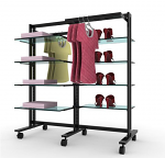 Vertik - 2 Way Stand and Shelving Kit, 2 Sections of 24"