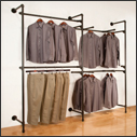 Pipe Outrigger Wall Shelving