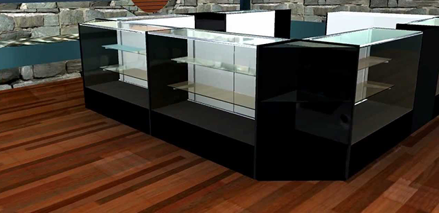 Standard Glass Display Showcases