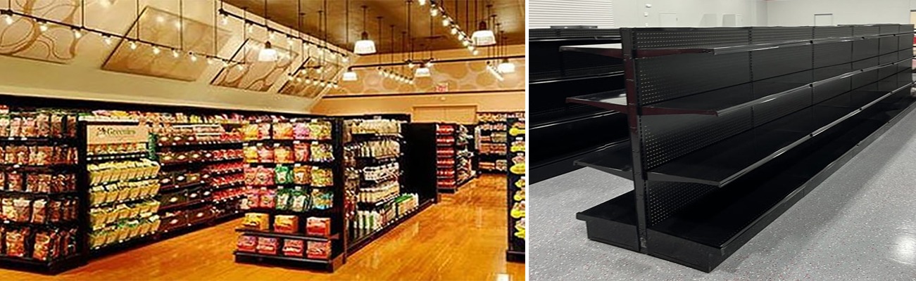 Wall & Aisle Gondola Shelving Wall & Aisle Gondola Shelving