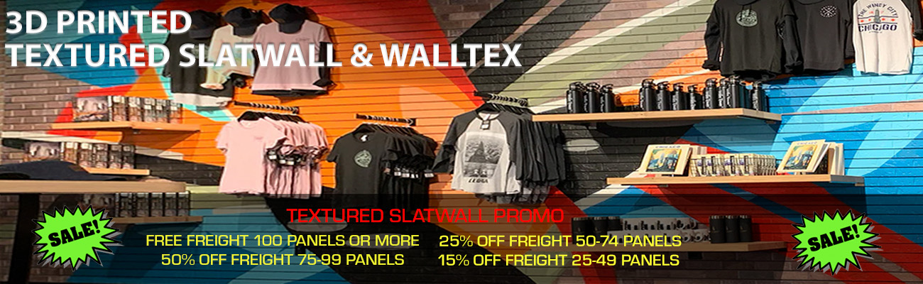 Textured Slatwall Panels
