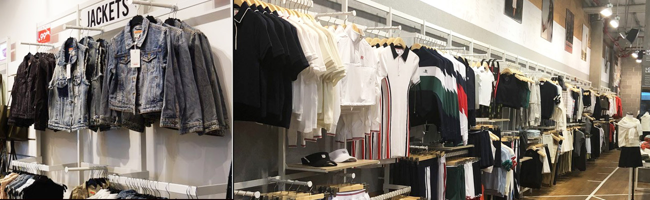 Vertik Wall-Mounted Clothing Fixtures