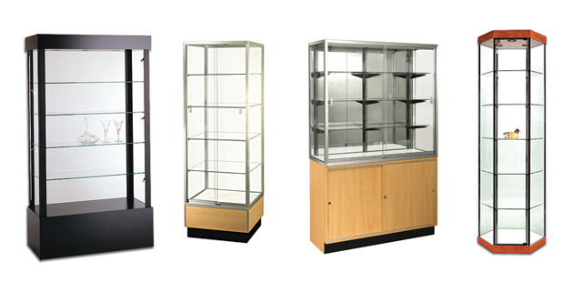 Wall Cases, Trophy Showcases and Tower Displays