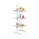 This gridwall two-way merchandiser is a convenient and economical store fixture and a great alternative to slatwall 2-Way displays. With rolling casters, you can move your retail merchandise display from one area to another with little to no effort. Perfe