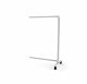 38″ Floor Vertik Stand Extension Unit in Chic Black.  Setting Dimensions: 38