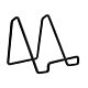 Square Wire Stand Easel
