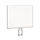 Polycarbonate Sign Holder w/ All-Purpose Clamp is Impact Resistant and Fits rectangular or square tubing racks. Dimensions: 5-1/2