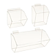Acrylic Modular Bins for Slatwall are Impact Resistant.  Dimensions: Small: 6