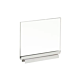 Acrylic Sign Holder with Magnetic Chrome Base.  The flat magnetic base allows sign holder to be mounted on most racks and merchandisers as well as horizontal or vertical tubing. Dimensions: 7