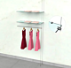 Extension Kit for Cable Clothing Unit for 2 Glass Shelves and 1 Hanging Rail.  Setting Dimensions:Height: up to 19'and Width: 24