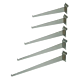 Chrome Shelf Brackets for Slatwall