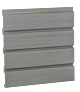 PVC Driftwood Slate PVC slatwall is a versatile and durable storage and display solution. It is lightweight, moisture-resistant, and easy-to-clean properties.