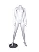 Female Headless Mannequin 4. White with Legs Apart Pose.  