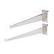 Gridwall Shelf Brackets Chrome