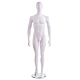 Male Mannequin - Oval Head, Arms at Side comes in a matte white finish and includes round tempered glass base with calf support rod. Dimensions: Height: 75