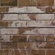 Taupe Old Painted Brick Textured Slatwall Panels measure 3/4''D x 2' Hx 8'L' with grooves spaced 6'' apart.  Textured slatwall panels come complete with paint matched aluminum groove inserts for added strength.  