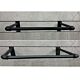 Slatwall Pipe Hangrail is available in a Black or Sandblasted Finish.  Choose from 12