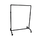 Matte Black Industrial Pipeline Ballet Bar Rack