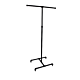 Matte Black Industrial Pipeline 2 Way Clothing Rack