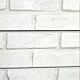 White Brick Slatwall Panel