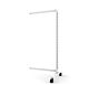 Vertik 2 Way 26″ Floor Stand Extension Unit for shelving, footwear store, pharmacies. Pure White. Setting Dimensions: 26