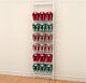 Vertik Wall Mounted Retail Display 12 Rectangle Shelf Shoe Display | Pure White, 1-Section