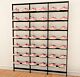 Vertik Wall Mounted Retail Display With 42 Shoe Displays | Chic Black, 3-Sections