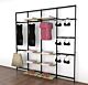 Vertik - Clothing and Shelving Kit, 4 sections of 24