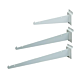 White Shelf Brackets for Slatwall