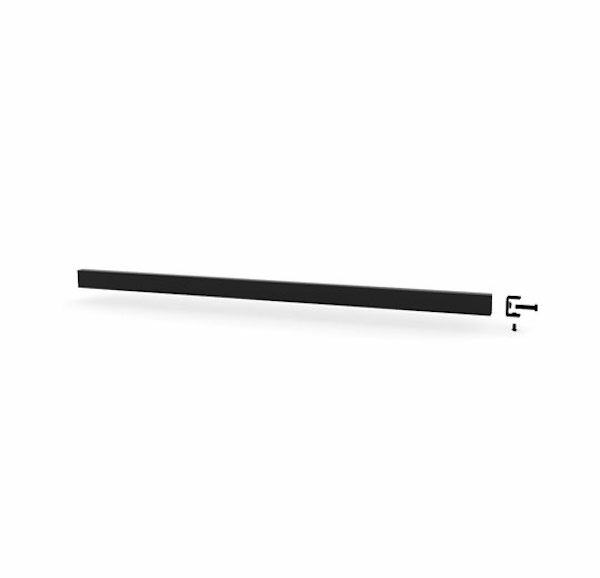 Vertik - 36″ Cross Bar for Add-On Unit Unit in Chic Black. Use to extend your Vertik Wall units to 36" W.  