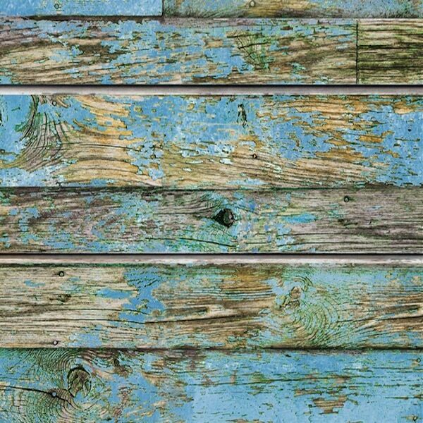 Old Blue Painted Wood decorative panels measure 3/4''D x 2' Hx 8'L' and are perfect for use in almost any location or application.