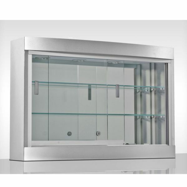 Tecno Curved Wall-Mounted Display Case