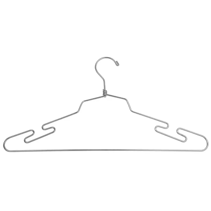 16" Steel Lingerie Hanger No Loop