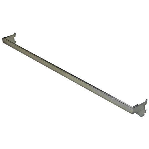 Choose between the 12'' or 4'' projection Pearl District Hangbar to attach to your Pearl District outrigger. Both hang bars measure 48'' long X 1-1/2'' wide and can be mounted facing forward or back. Brackets are included