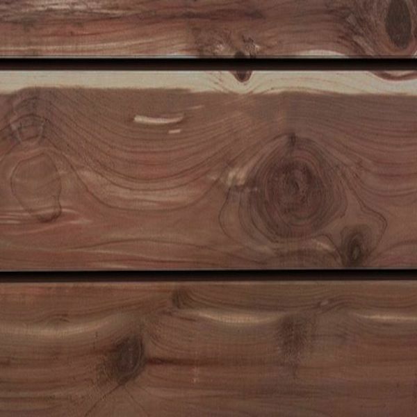 Red Cedar Natural Wood decorative panels measure 3/4''D x 2' Hx 8'L' and are perfect for use in almost any location or application.