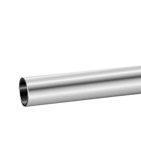 Chrome Round Tubing Hangrail. Available: 1 1/16" Dia. & 1 1/4" Dia. Sizes and lengths of 48", 60", 72", 96", and 144". 