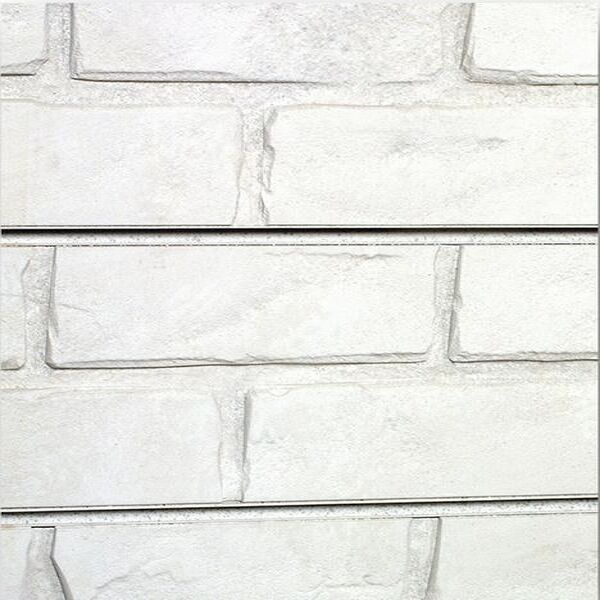 White Brick decorative panels measure 3/4''D x 2' Hx 8'L' and are perfect for use in almost any location or application.