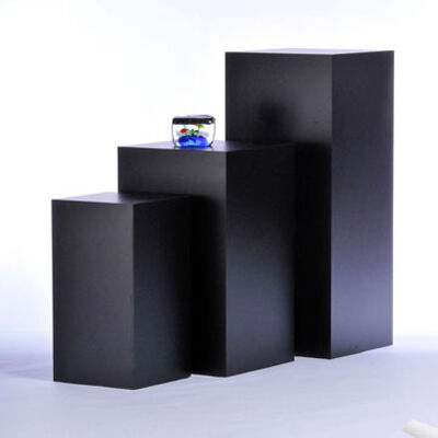 Square display pedestals are available in a variety of sizes to meet any display requirements. 