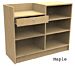 2 in 1 Retail Counter Maple